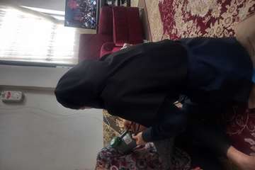 ویزیت در منزل دو بانوی سالمند روستایی توسط دانشجویان مامایی